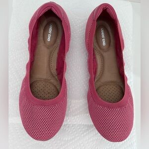 Lands' End Women's Pink Mesh Ballet Flats Size 9.5